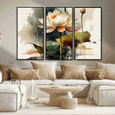 Lotus Flower Watercolor Canvas Print – A Symbol of Serenity by MyGreatCanvas | Canvas Wall Art Prints | Photo Prints & Wall Decor