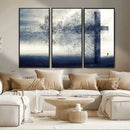 Jesus and the Fading Cross Wall Art Print – Symbol of Faith, by MyGreatCanvas | Canvas Wall Art Prints | Photo Prints & Wall Decor