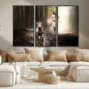 Jesus Canvas Wall Art - Jesus Running After Lost Lamb, by MyGreatCanvas | Canvas Wall Art Prints | Photo Prints & Wall Decor