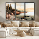 Serene Coastal View of Acadia National Park Wall Art -