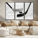 Winter Ice Hockey Sport Canvas Wall Art Print - Hockey Wall by MyGreatCanvas | Canvas Wall Art Prints | Photo Prints & Wall Decor
