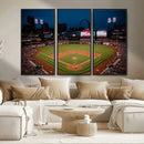 St. Louis Cardinals Baseball Team Print - Busch Stadium Wall by MyGreatCanvas | Canvas Wall Art Prints | Photo Prints & Wall Decor