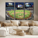 Citi Field Wall Art Print | 3-Panel New York Mets Baseball