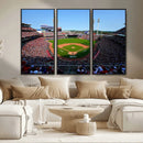 Cincinnati Reds Baseball Canvas Print - American Ball