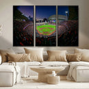 Houston Astros Baseball Print Canvas - Houston Minute Maid