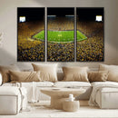Stadium in Michigan Wall Art Canvas Print, Framed American
