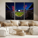 Truist Park Atlanta Braves Baseball Stadium Wall Art Print | by MyGreatCanvas | Canvas Wall Art Prints | Photo Prints & Wall Decor