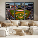 Yankee Stadium New York Wall Art Print | 3-Panel Canvas
