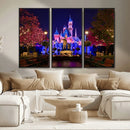 Castle Large Wall Art Disney Magic Kingdom Kids Room Decor -
