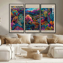 Framed Japanese 1986 Wall Art Print, Yayoi Kusama 1986 Wall