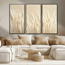 Grass Wall Art Print - Elegant Neutral Decor for Living