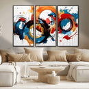 Abstract Wall Art, Rings Wall Art Canvas Print