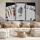 Poker Wall Art - Playing Cards Canvas Wall Art Print - Ace by MyGreatCanvas | Canvas Wall Art Prints | Photo Prints & Wall Decor