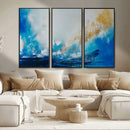 Blue Abstract Print - Dynamic Ocean-Inspired Canvas Wall Art by MyGreatCanvas | Canvas Wall Art Prints | Photo Prints & Wall Decor