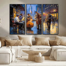 Colorful Jazz Wall Art - African American Music Canvas Print
