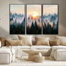 Abstract Forest Wall Art - Serene Nature Canvas Print with by MyGreatCanvas | Canvas Wall Art Prints | Photo Prints & Wall Decor