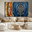 Abstract Tree Rings Wall Art Canvas Print – Modern Wood by MyGreatCanvas | Canvas Wall Art Prints | Photo Prints & Wall Decor