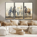 Wild Horses Wall Art Canvas Print, Framed Running Horses Art by MyGreatCanvas | Canvas Wall Art Prints | Photo Prints & Wall Decor