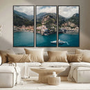 Amalfi Coast Wall Art – Framed Italian Seaside Canvas by MyGreatCanvas | Canvas Wall Art Prints | Photo Prints & Wall Decor