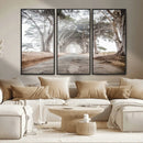 Cypress Tunnel Wall Art – Framed Misty Road Canvas Artwork, by MyGreatCanvas | Canvas Wall Art Prints | Photo Prints & Wall Decor