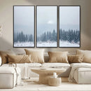 Winter Forest Wall Art Canvas Print – Framed Snowy Landscape by MyGreatCanvas | Canvas Wall Art Prints | Photo Prints & Wall Decor