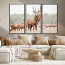 Rustic Nature Wall Art Canvas Print – Stag Woodland Framed by MyGreatCanvas | Canvas Wall Art Prints | Photo Prints & Wall Decor