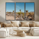 Joshua Tree Wall Art Canvas Print – Framed Desert Landscape