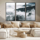 Foggy Forest Landscape Wall Art Canvas Print – Misty by MyGreatCanvas | Canvas Wall Art Prints | Photo Prints & Wall Decor