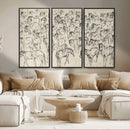 Wild Horse Stampede Wall Art Canvas Print – Monochrome by MyGreatCanvas | Canvas Wall Art Prints | Photo Prints & Wall Decor