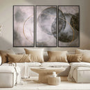 Abstract Grey Gold Wall Art – Modern Geometric Canvas by MyGreatCanvas | Canvas Wall Art Prints | Photo Prints & Wall Decor