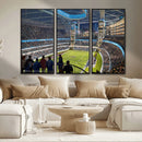 Chicago Dome Stadium Wall Art Canvas Print – Framed Modern