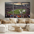 Chicago Bears Soldiers Field Wall Art Canvas Print – Framed by MyGreatCanvas | Canvas Wall Art Prints | Photo Prints & Wall Decor