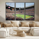Chicago Bears Soldiers Field Wall Art Canvas Print – Framed