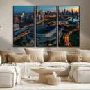 Chicago Bears Soldiers Field Wall Art Canvas Print – Framed