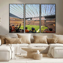 Cleveland Browns Stadium Wall Art Canvas Print – Framed NFL