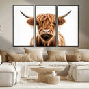 Scottish Highland Cow Canvas Print, Framed Highland Cow by MyGreatCanvas | Canvas Wall Art Prints | Photo Prints & Wall Decor