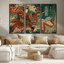 Tsukioka Yoshitoshi Samurai Wall Art – Japanese Katana by MyGreatCanvas | Canvas Wall Art Prints | Photo Prints & Wall Decor