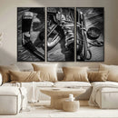 Old Pair of Mens Skates Wall Art Canvas, Men Skates Wall Art by MyGreatCanvas | Canvas Wall Art Prints | Photo Prints & Wall Decor