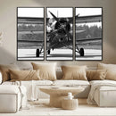 Wall Art Old War Plane Canvas Print by MyGreatCanvas | Canvas Wall Art Prints | Photo Prints & Wall Decor