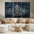 Dark Chandelier Wall Art Canvas Print by MyGreatCanvas | Canvas Wall Art Prints | Photo Prints & Wall Decor