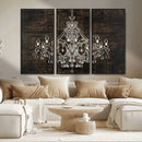 Rustic Chandelier Canvas Print by MyGreatCanvas | Canvas Wall Art Prints | Photo Prints & Wall Decor
