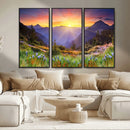 Mountain and Spring Wall Art Canvas Print by MyGreatCanvas | Canvas Wall Art Prints | Photo Prints & Wall Decor
