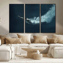 Swimmer Wall Art Canvas Print