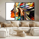 Profile Colors Canvas Print by MyGreatCanvas | Canvas Wall Art Prints | Photo Prints & Wall Decor