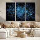 Forest and Stars Wall Art Canvas Print by MyGreatCanvas | Canvas Wall Art Prints | Photo Prints & Wall Decor