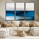 Dark Blue Abstract Wall Art Canvas Print by MyGreatCanvas | Canvas Wall Art Prints | Photo Prints & Wall Decor