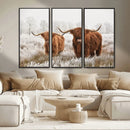Longhorn Cattle Wall Art Canvas Print, Framed Farmhouse by MyGreatCanvas | Canvas Wall Art Prints | Photo Prints & Wall Decor