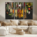 Kitchen Spice Wall Art Canvas Print