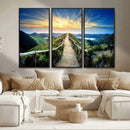 Mountain and Sunset Wall Art Canvas Print by MyGreatCanvas | Canvas Wall Art Prints | Photo Prints & Wall Decor