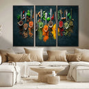 Colorful Spices Canvas Wall Art – Vibrant Kitchen Decor by MyGreatCanvas | Canvas Wall Art Prints | Photo Prints & Wall Decor